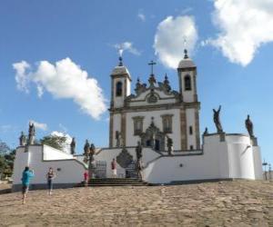 пазл Святилище Бон-Жезус-ду Congonhas, Бразилия